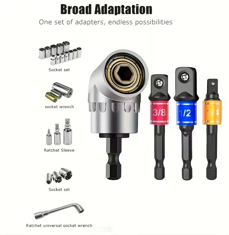 Adaptador de taladro angulo recto
